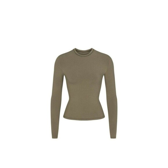 Skims Army Limited Edition Long Sleeve T-shirt - Picture 2 of 4